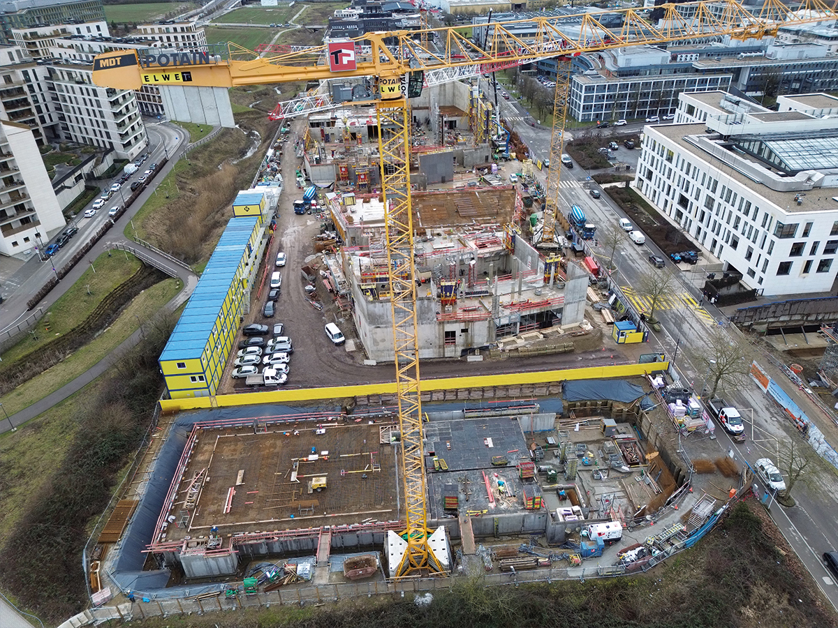 EKXO - Bâtiment de bureaux à Gasperich